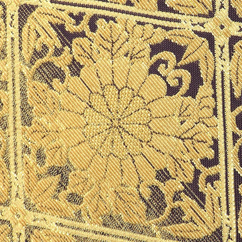 輪奈織 袋帯 フォーマル ふくろ帯 正絹 全通柄 金 桐 松 菊 重厚感 長