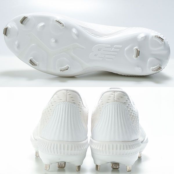 ホワイト・27cm限定】【右足にアッパー縫い加工済】野球 スパイク