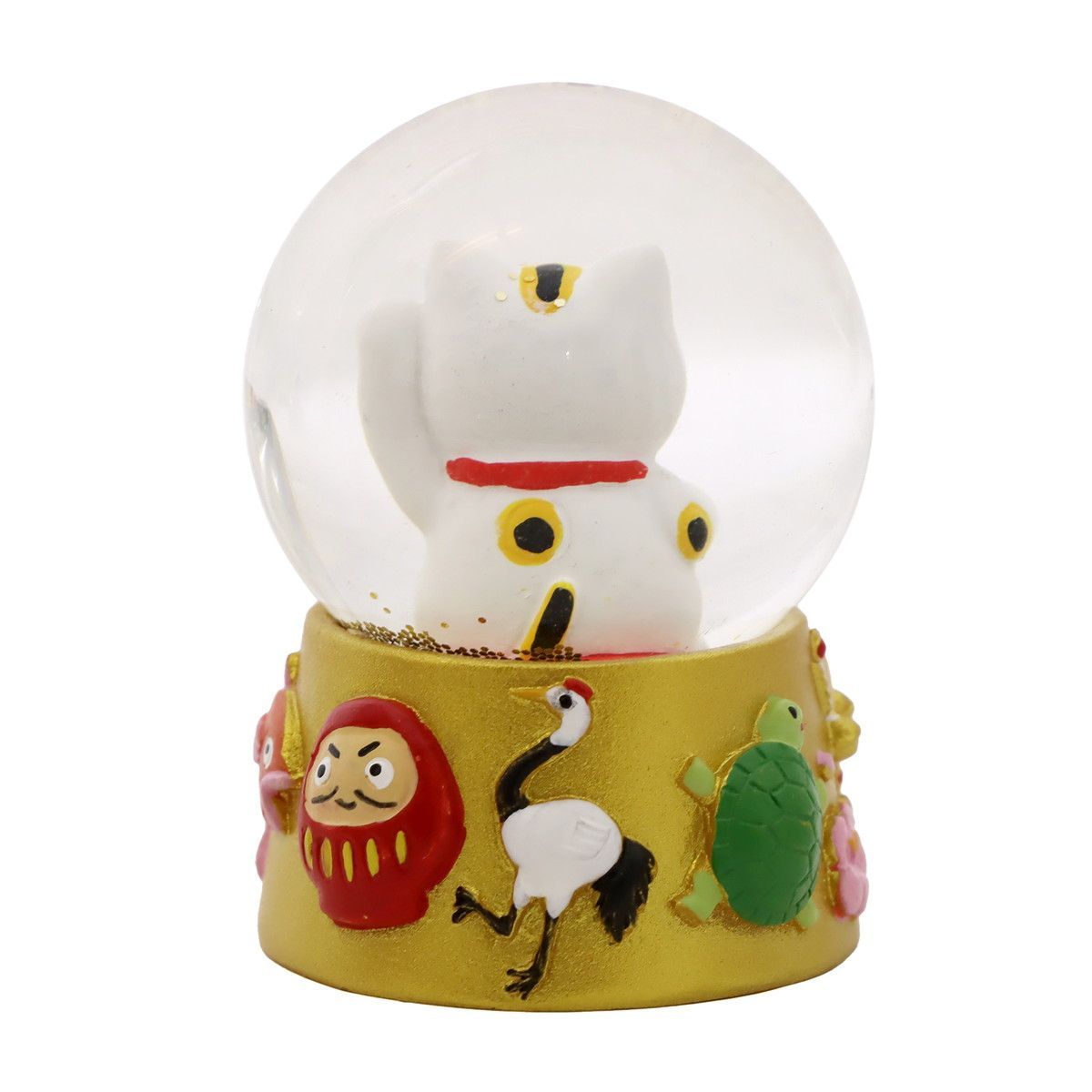 日本土産 スノードーム 招き猫 JAPAN Snow Globe 招福万来 文化