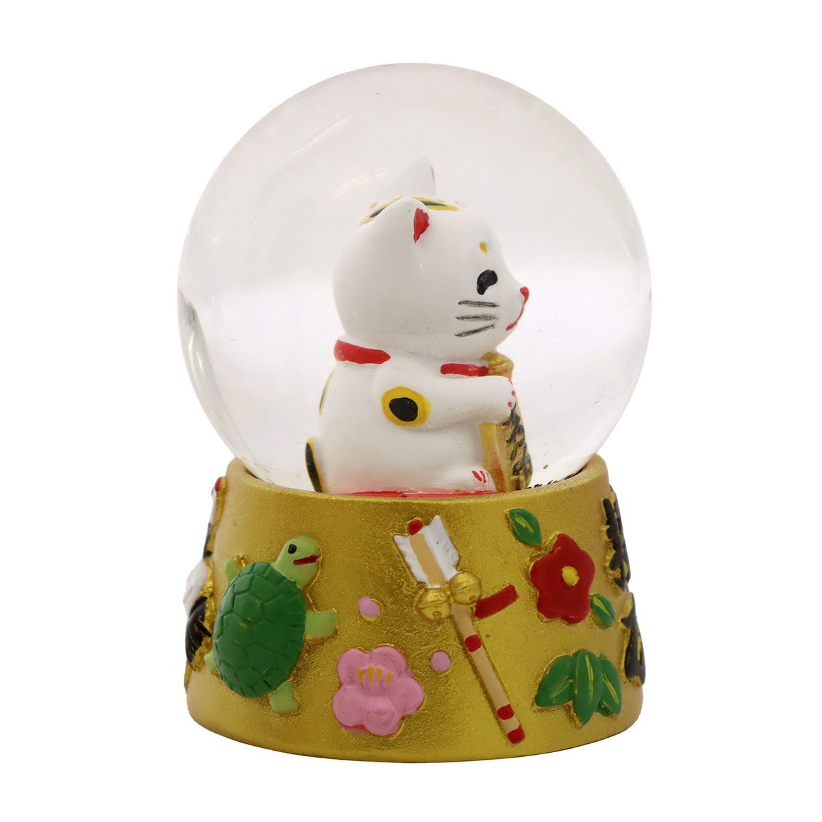 日本土産 スノードーム 招き猫 JAPAN Snow Globe 招福万来 文化