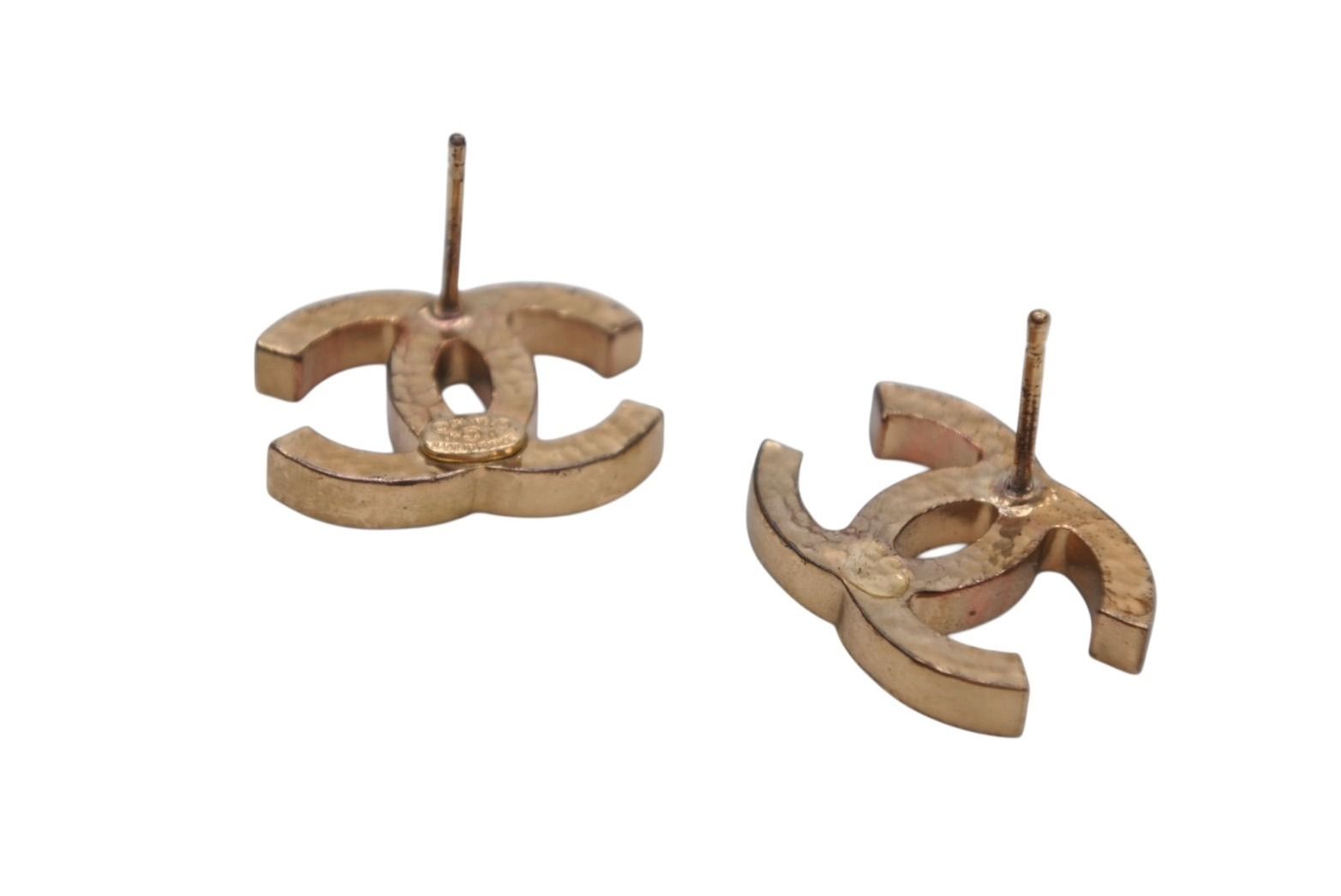 CHANEL シャネル ココマーク ピアス 重量約5.1g 04A刻印 GP メタル