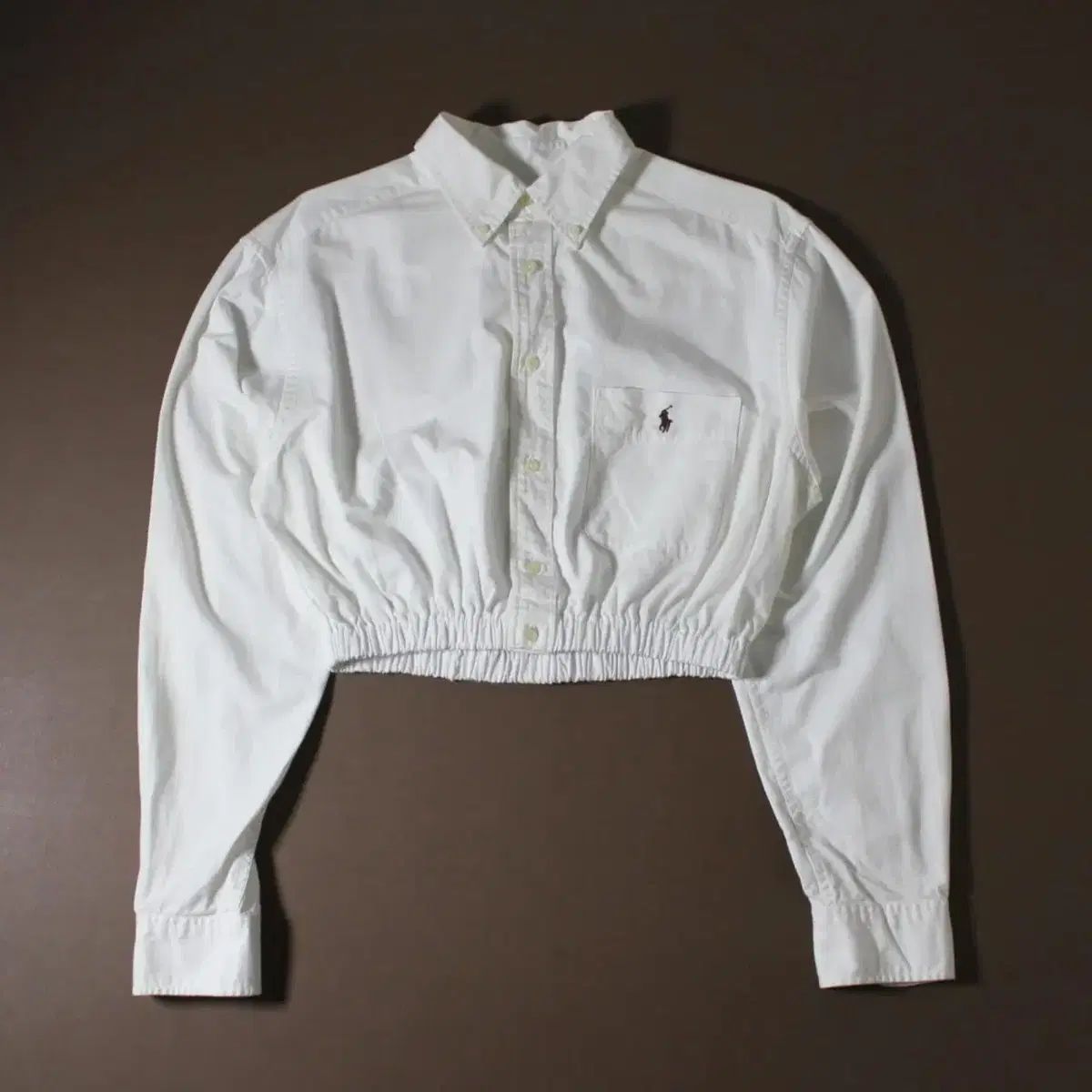 POLO RALPH LAUREN ポロラルフローレン リメイク クロップド シャツ 