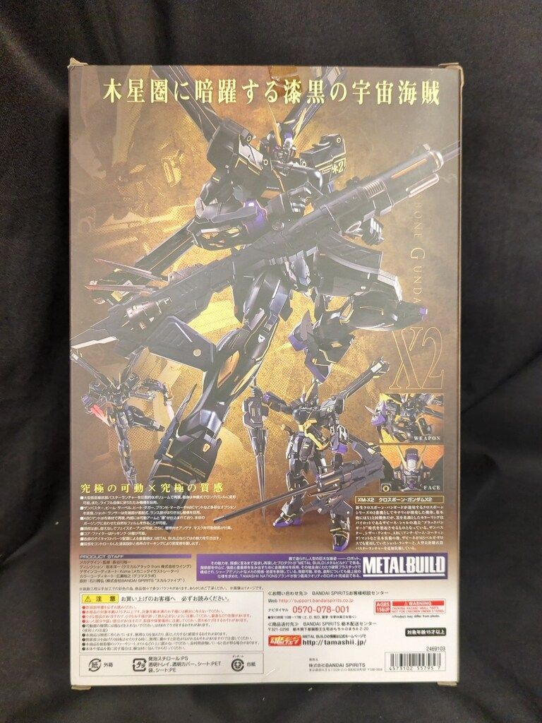 BANDAI SPIRITS METAL BUILD 機動戦士クロスボーン ガンダム クロスボーン ガンダムX 2