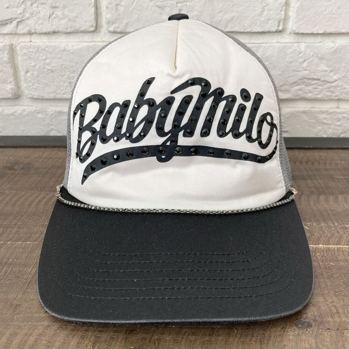 スワロフスキー Baby Milo Logo メッシュ キャップ a bathing ape BAPE