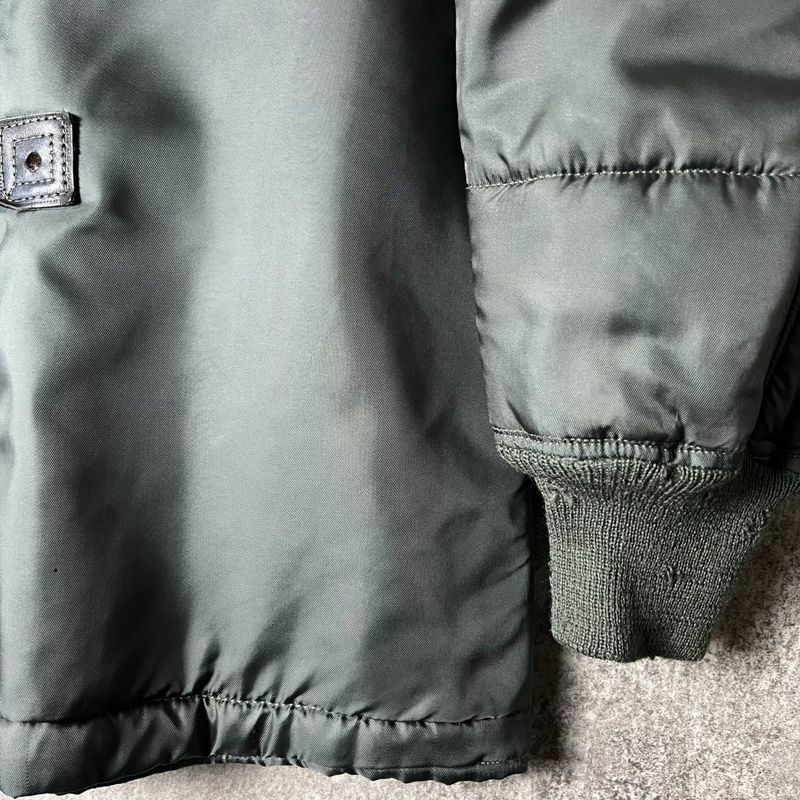 50s 黒タグ USAF 米軍実物 ウール パイル ライナー ジャケット M-S