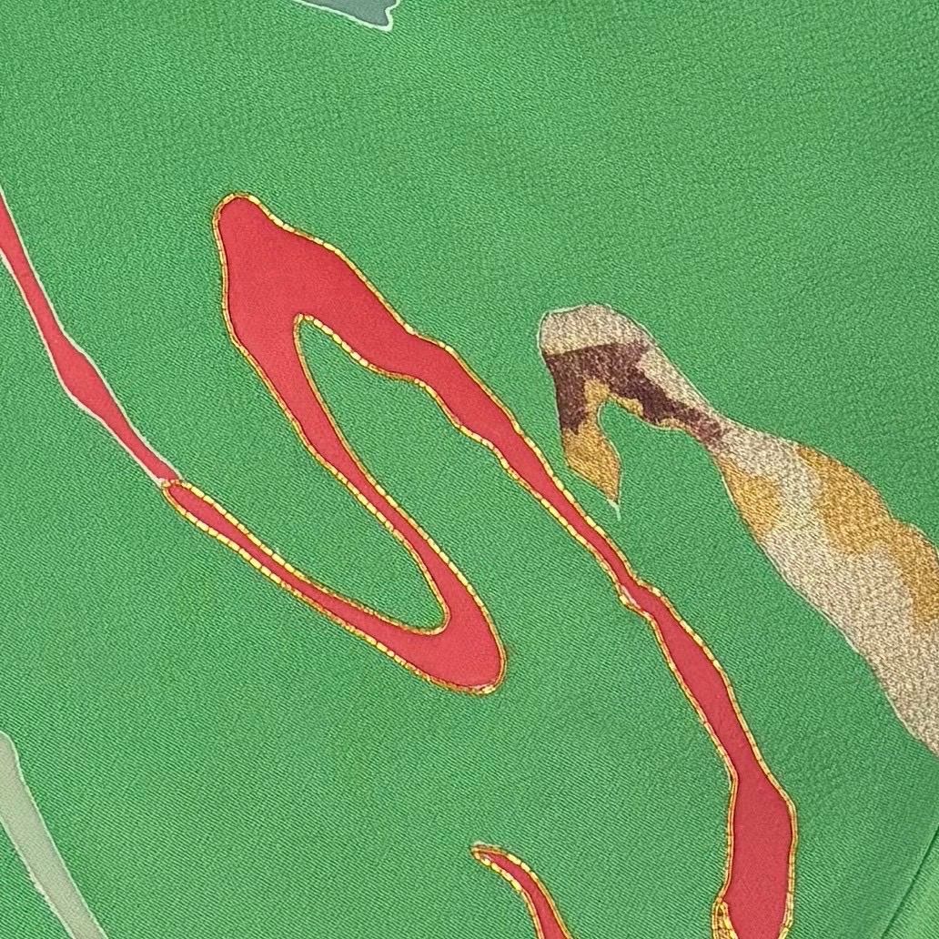 上質付け下げ　ベージュ　金駒mayuu❤︎様セット 付下げ 金駒刺繍 裄66 金彩 上品な染め 正絹 着物 MK-3205 - メルカリ