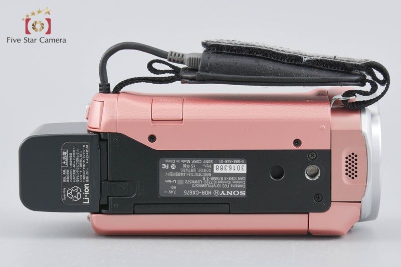中古・美品】SONY HDR-CX675 SONY純正ケース・NP-FV70付 中古・美品