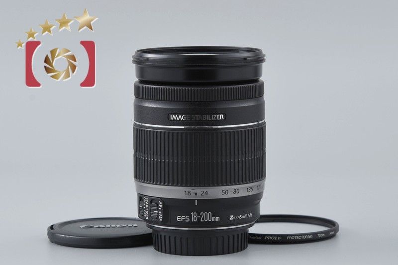 中古　Canon EF-S 18-200mm ズームレンズ 中古 Canon EF-S 18-200mm ズームレンズ EF-S18-200mm F3.5-5.6 IS 中古