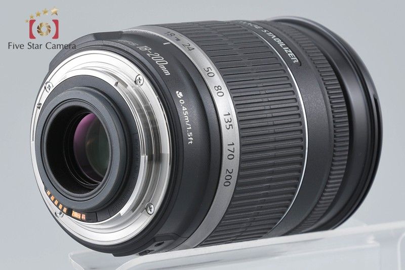 Canon キヤノン 【中古】Canon キヤノン EF-S 18-200mm f/3.5-5.6 IS