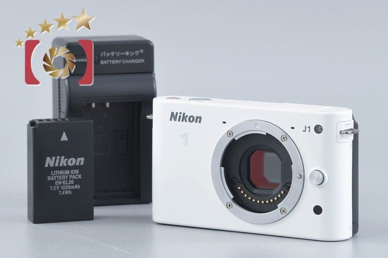 Nikon ニコン 【中古】Nikon ニコン 1 J1 ホワイト ミラーレス一眼