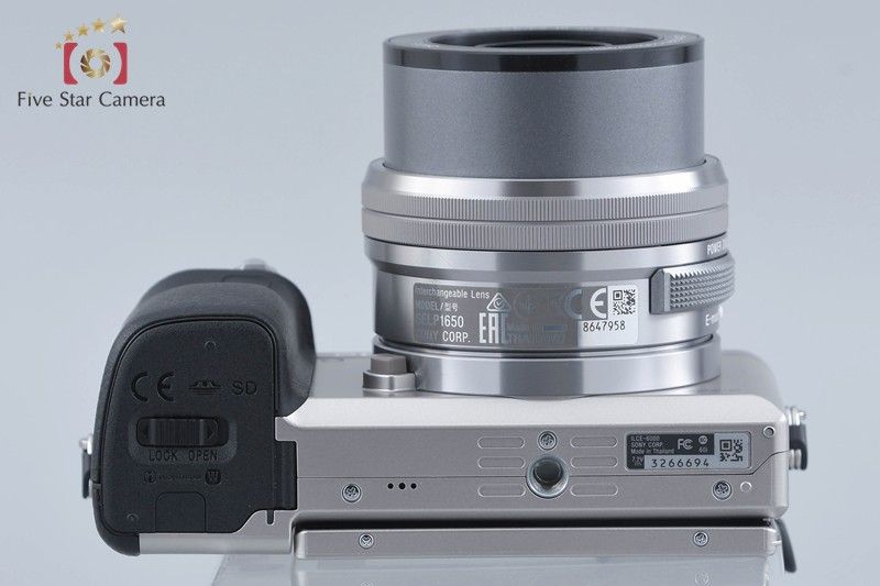 SONY ソニー 【中古】SONY ソニー α6000 ILCE-6000 シルバー パワー