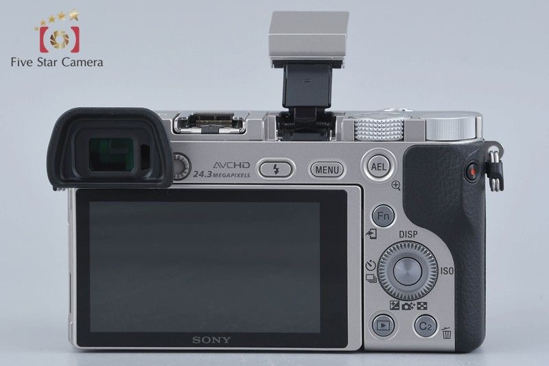 SONY α6000 シルバー 美品 シャッター数極小 SONY α6000 シルバー 美品