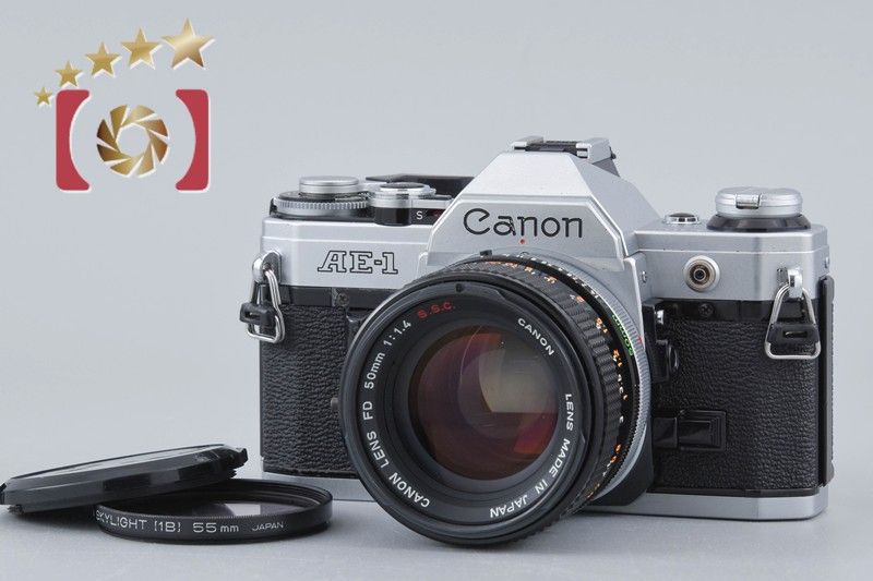 Canon キヤノン 【中古】Canon キヤノン AE-1 シルバー + FD 50mm f