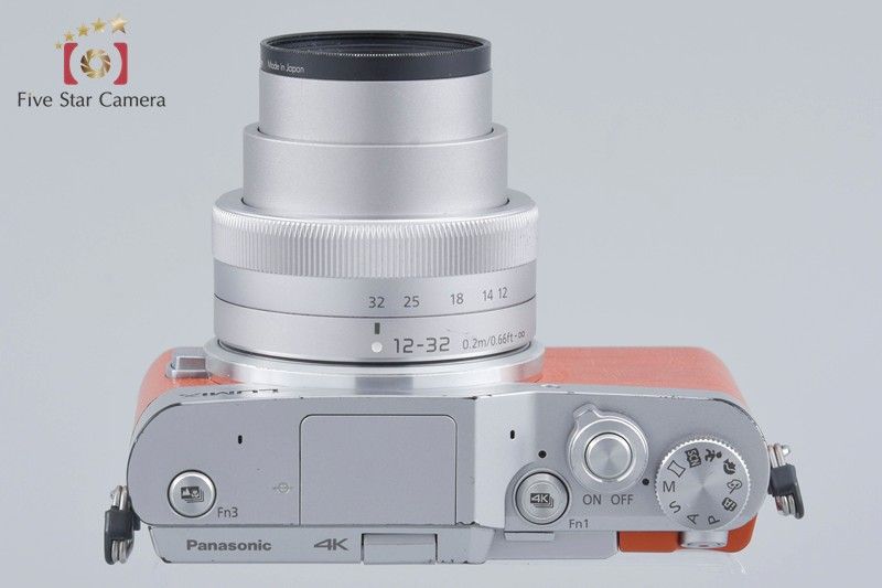 LUMIX G ミラーレスカメラ オレンジ/シルバー 美品 カメラ Panasonic LUMIX G ミラーレスカメラ オレンジ 12-32mm