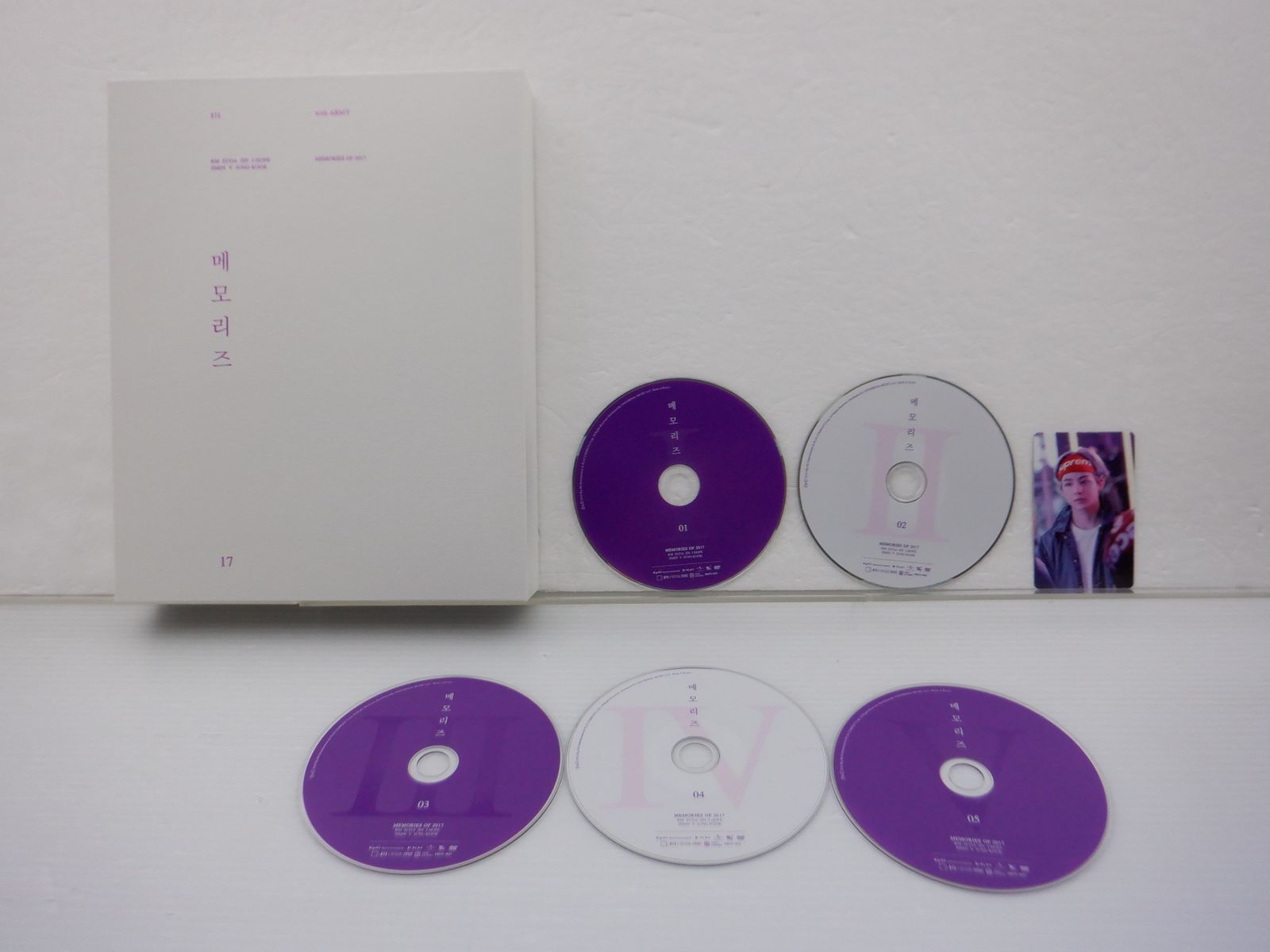 BTS DVD MEMORIES of 2017 日本語字幕あり 5DVD トレカ テヒョン テテ