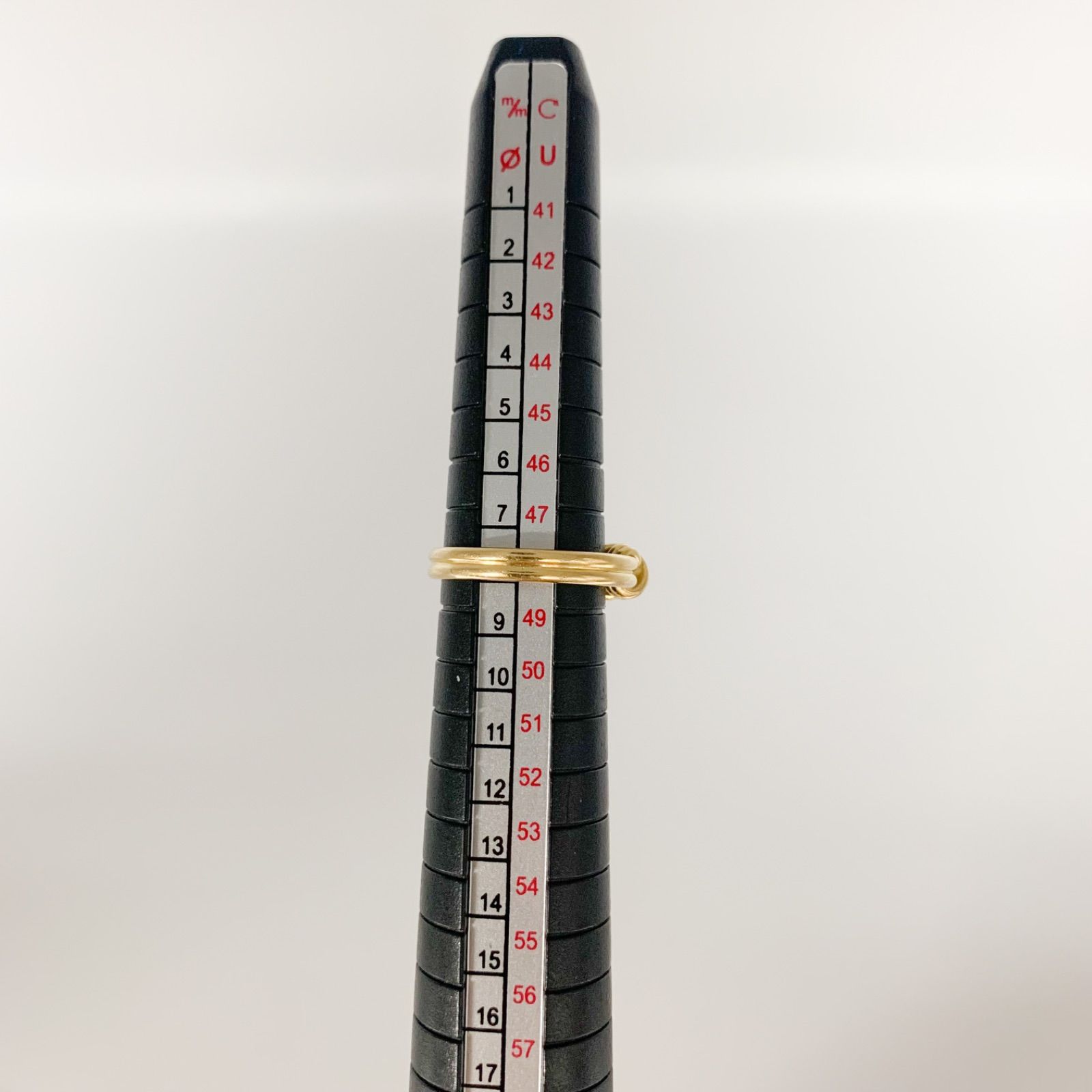 ティファニー ダブルシグネチャー 750リング 13号 中古】TIFFANY&Co. ティファニーダブルシグネチャー 750 リング K18