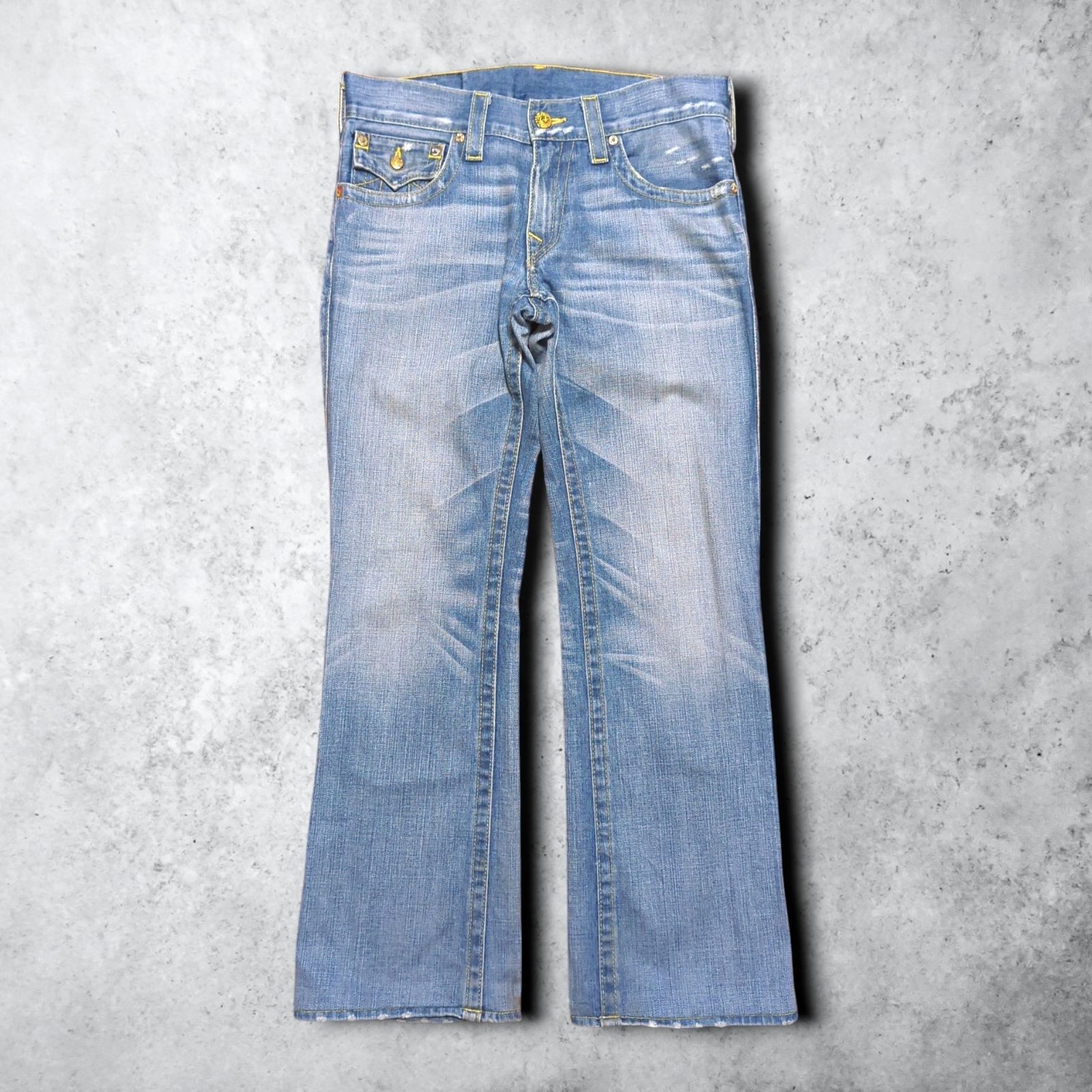 TRUE RELIGION トゥルーレリジョン BILLY ビリー ドクロ スカル バラ