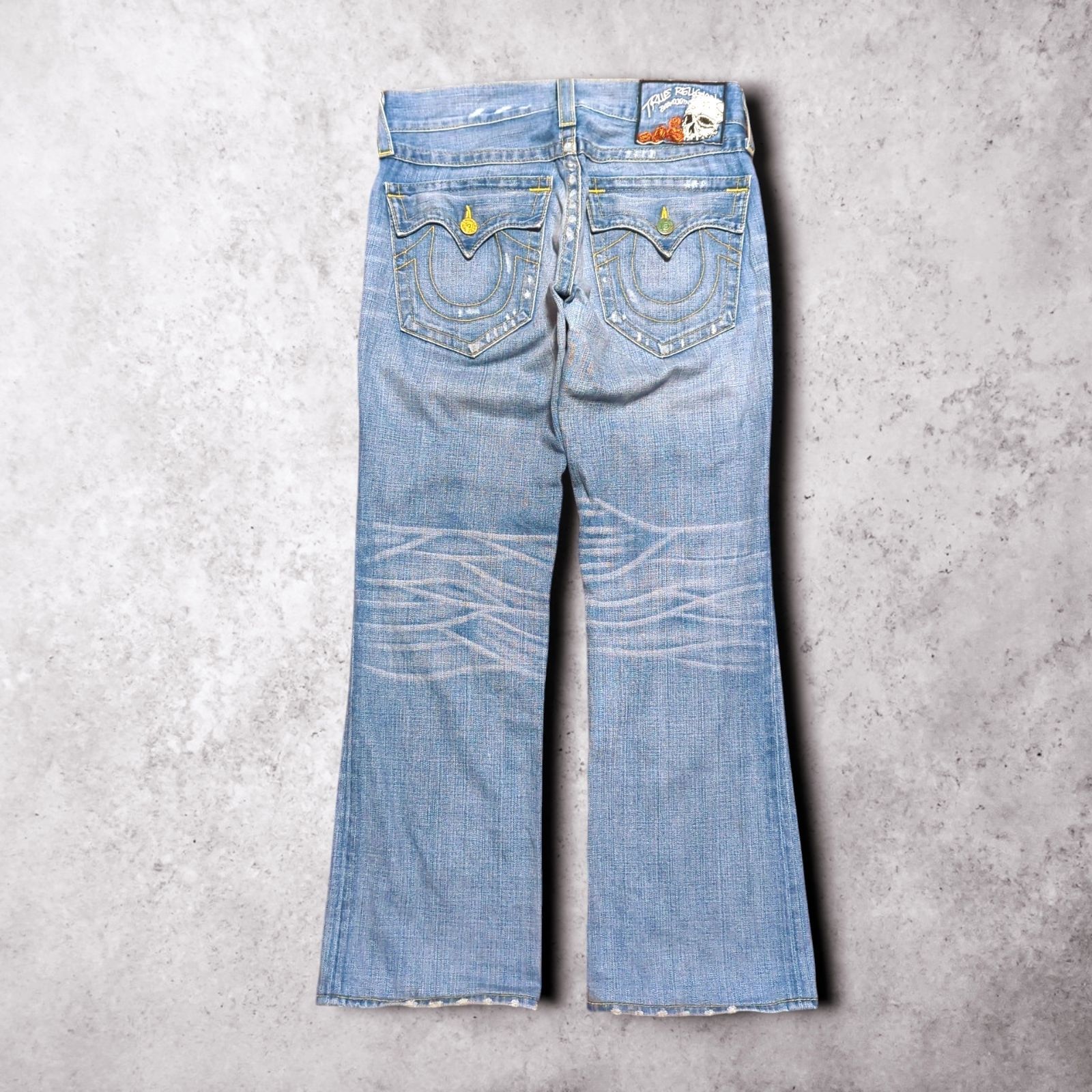 TRUE RELIGION トゥルーレリジョン BILLY ビリー ドクロ スカル バラ