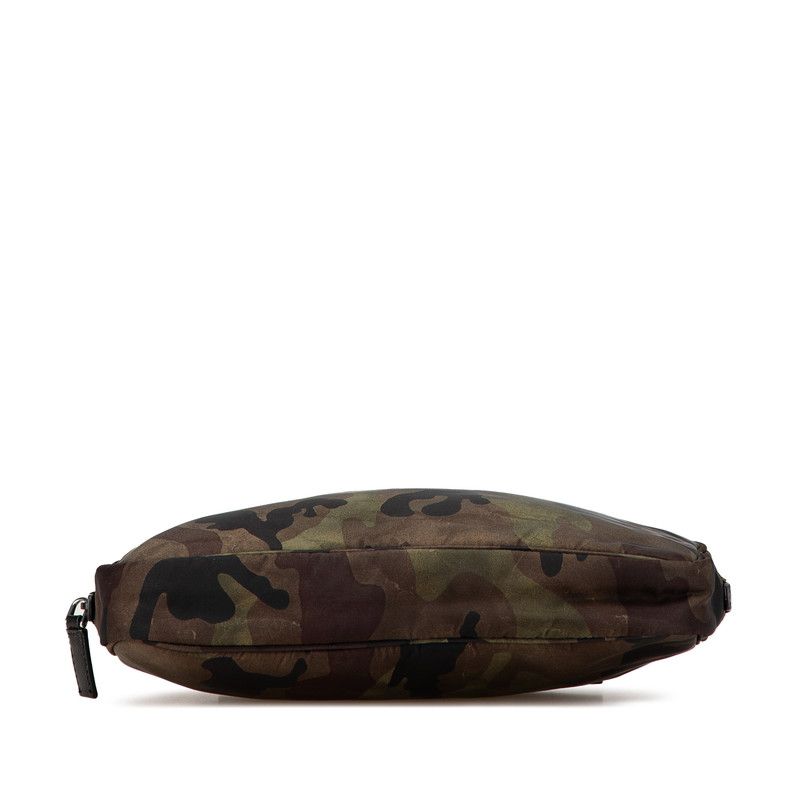 プラダ カモフラージュ 三角ロゴプレート クラッチバッグ セカンド