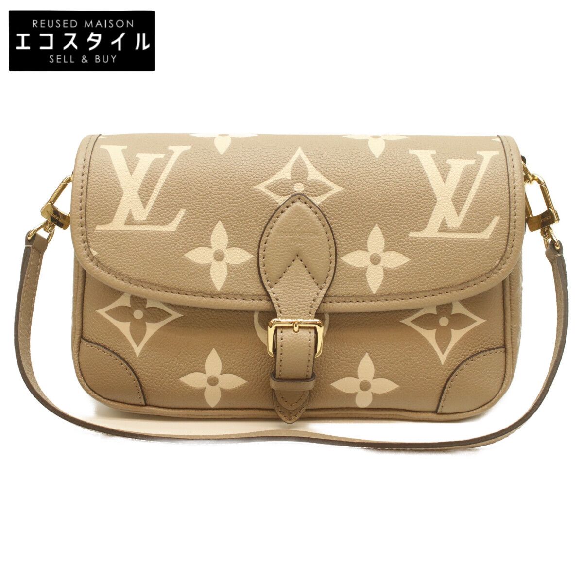 LOUIS VUITTON ルイヴィトン M46583 ﾓﾉｸﾞﾗﾑｱﾝﾌﾟﾗﾝﾄﾊﾞｲｶﾗｰ ﾄｩﾙﾄﾚｰﾙ ｸﾚｰﾑ