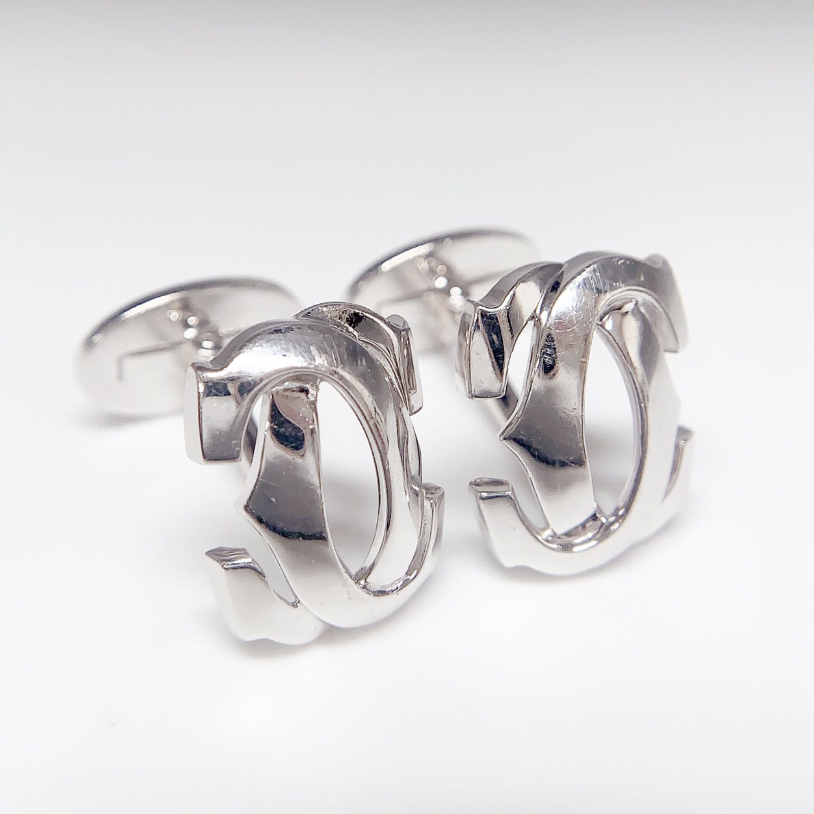中古】CARTIER カルティエ 2C 750 カフス K18 ホワイトゴールド - メルカリ