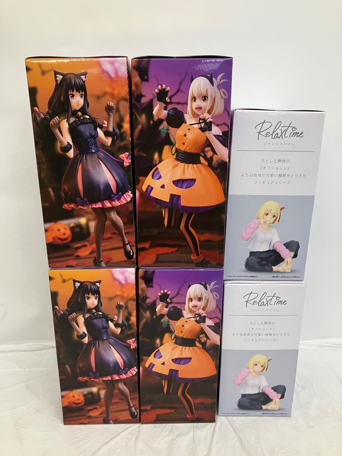 未開封 リコリスリコイル 錦木千束 井ノ上たきな フィギュア 6個