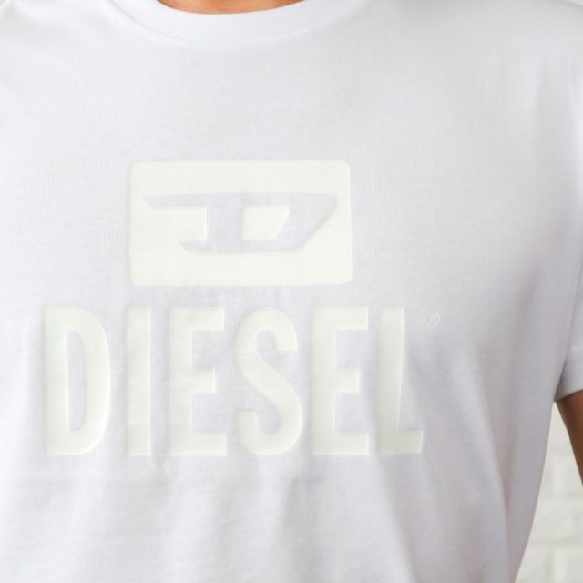 種類16:WHITE（ホワイト）/XL 【並行輸入品】ディーゼル Tシャツ ロゴ