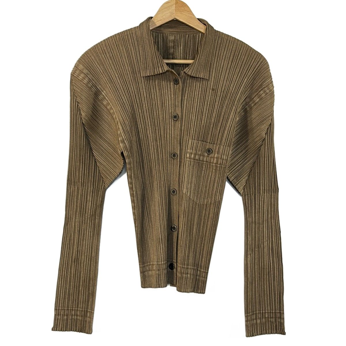 PLEATS PLEASE(プリーツプリーズ) 長袖シャツブラウス サイズ4 XL