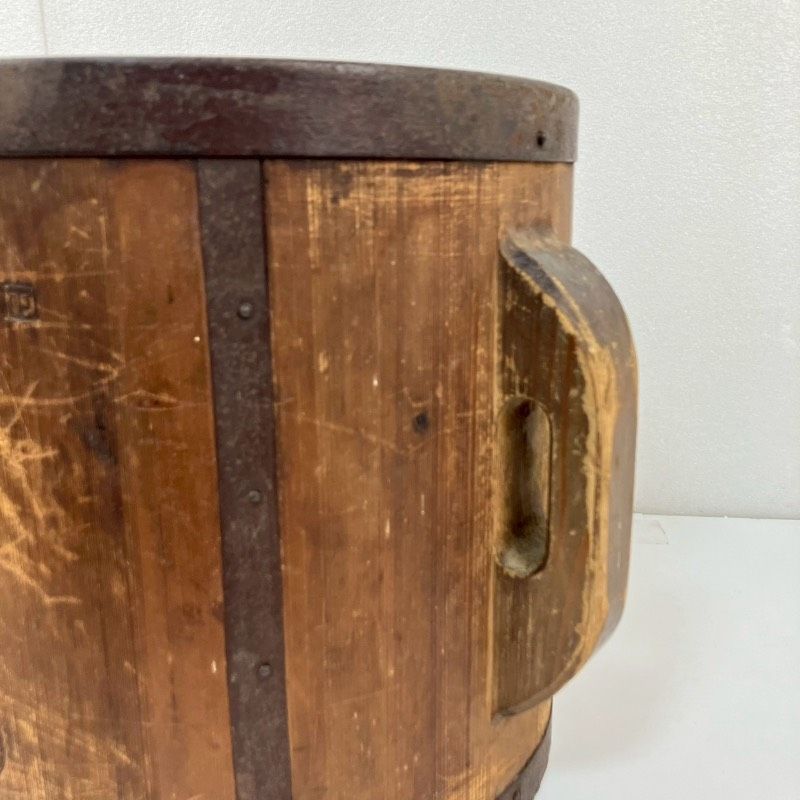 穀用 一斗桶 一斗枡 木製 3個セット 古民具 古民家 レトロ ー斗樽