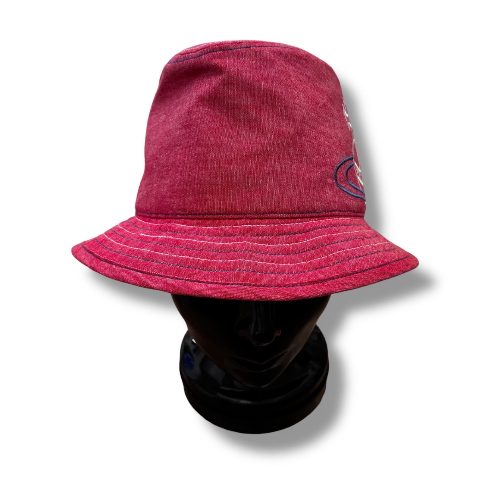 Vivienne Westwood】ビッグオーブ刺繍 バケットハット ピンク - メルカリ