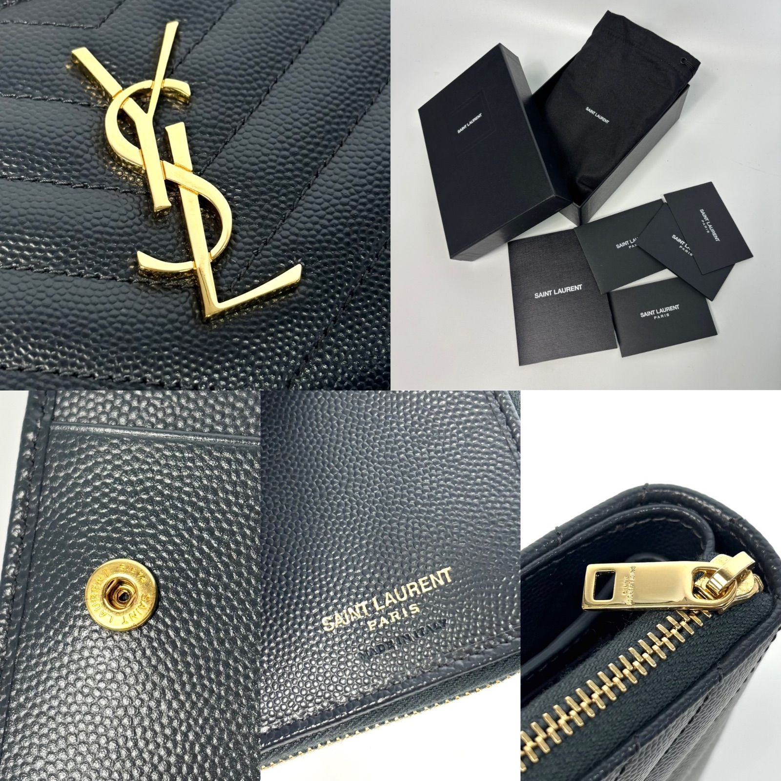 サンローラン パリ SAINT LAURENT PARIS カサンドラ YSL キャビア