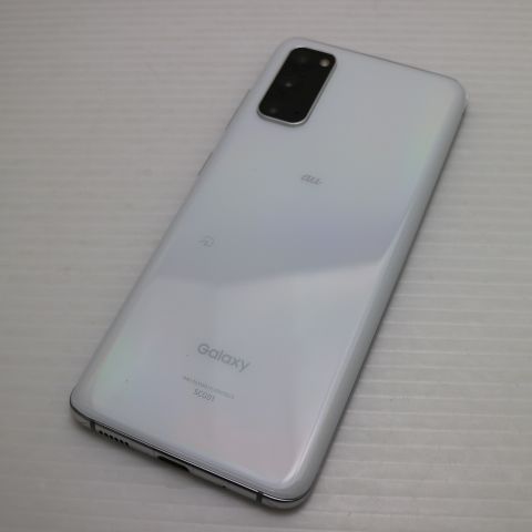 【美品・本体】Galaxy S20 5G SCG01 ホワイト 超美品 SCG01 Galaxy S20 5G クラウドホワイト スマホ 白ロム 土日祝