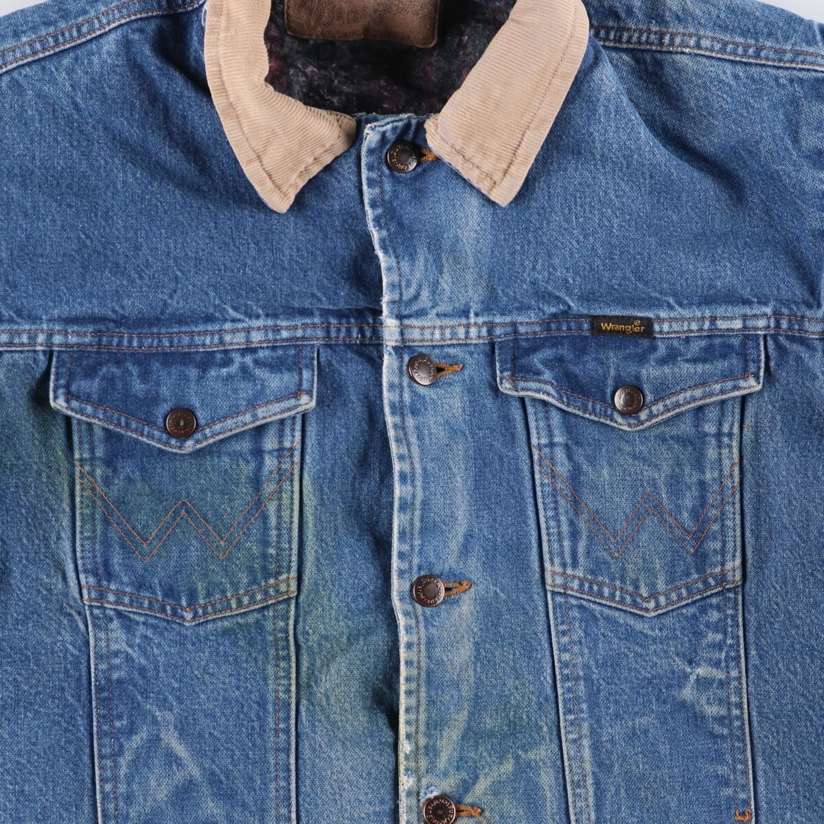 古着 訳あり特価 ラングラー Wrangler デニムジャケット Gジャン 