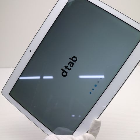 美品 d-01H HUAWEI dtab シルバー スマホ 本体 白ロム 土日祝発送OK