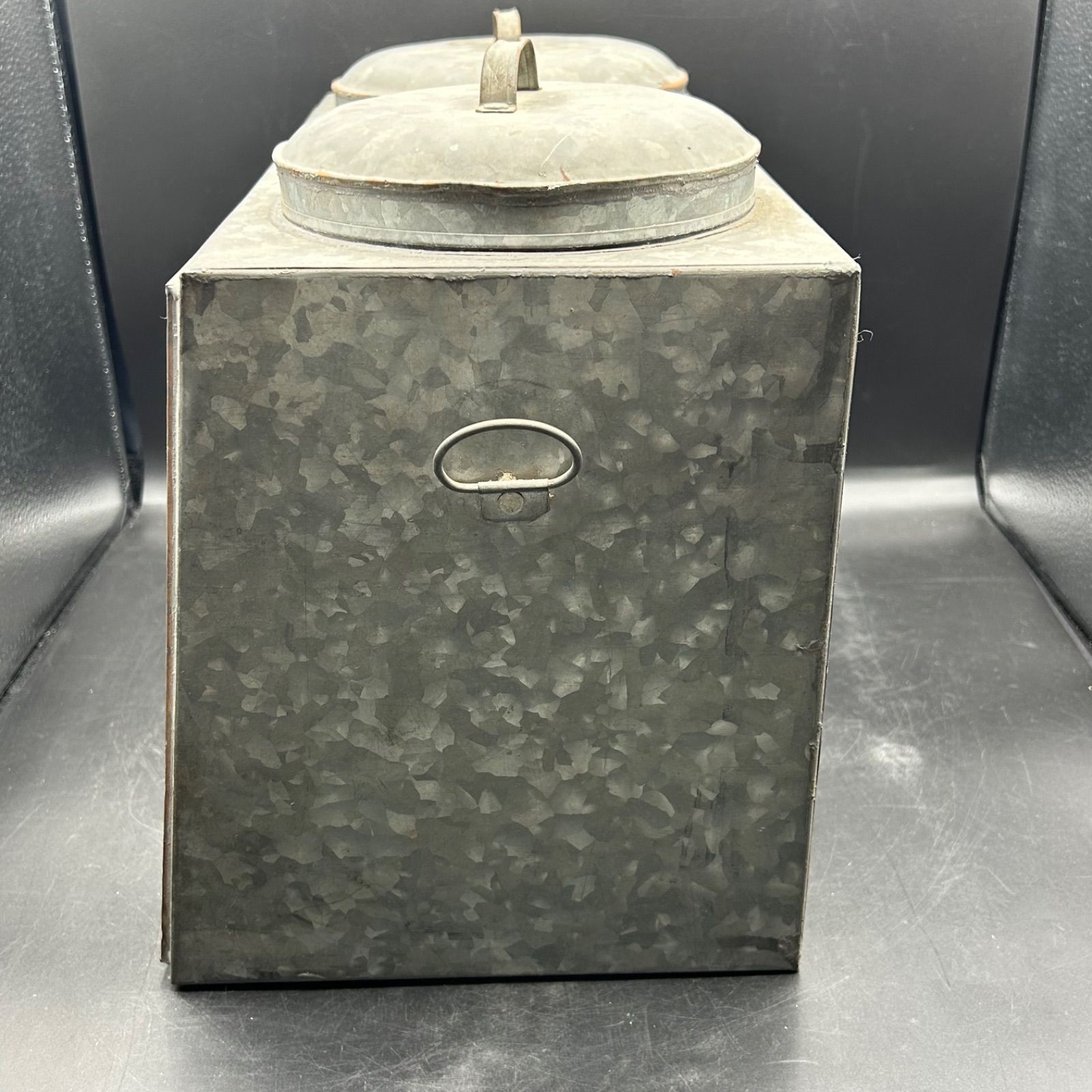 駄菓子　雑貨　ブリキ陳列ケース　昭和レトロ　当時物　アンティーク レトロ 駄菓子ケース ブリキ 駄菓子屋 古雑貨 インテリア コレクション