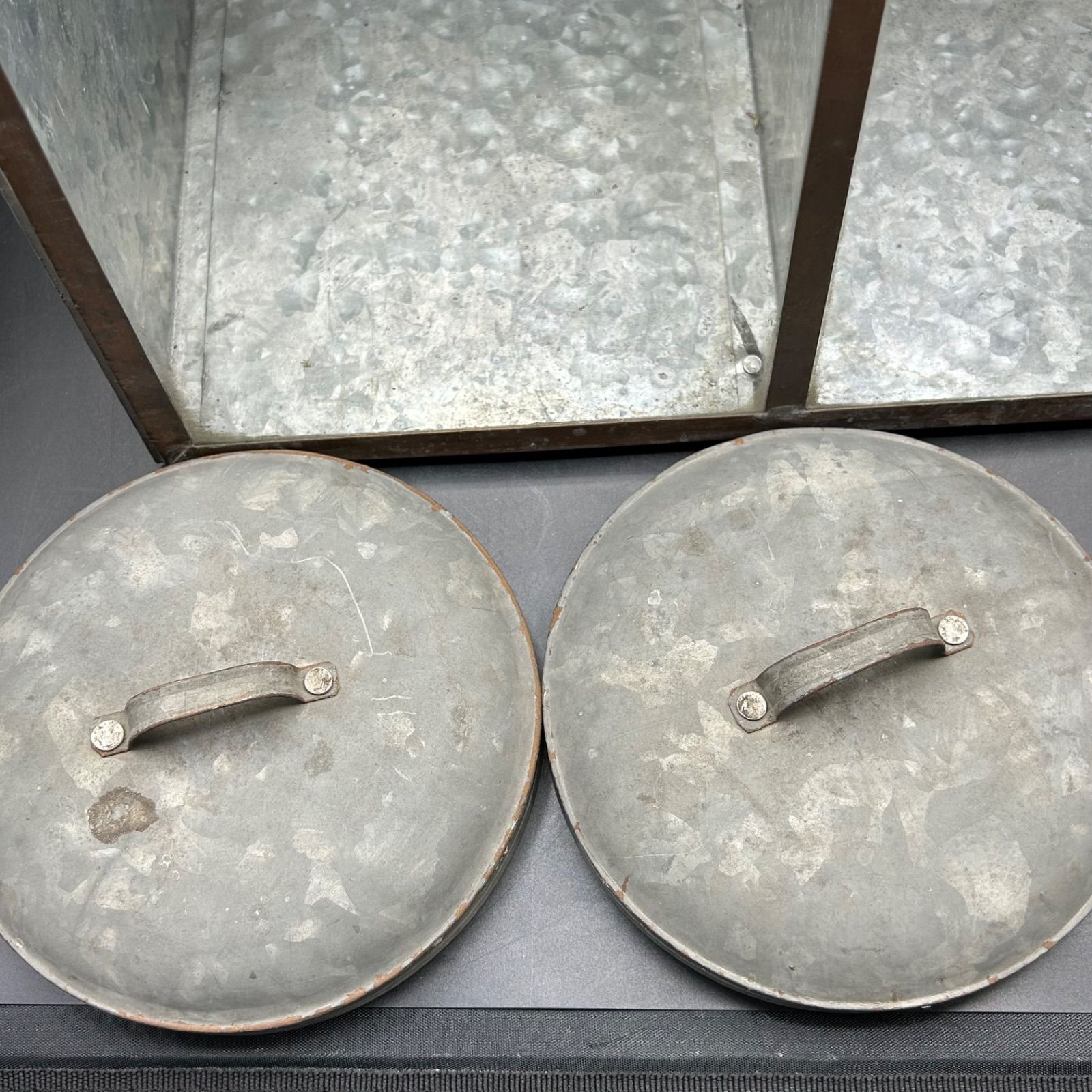 レトロ 駄菓子ケース ブリキ 駄菓子屋 古雑貨 インテリア コレクション