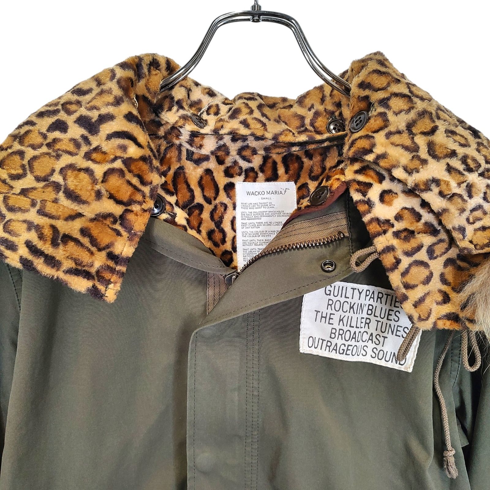 WACKO MARIA ワコマリア モッズコート ライナー付 楽天市場】【中古】WACKOMARIA | ワコマリア レオパード柄ライナー付き