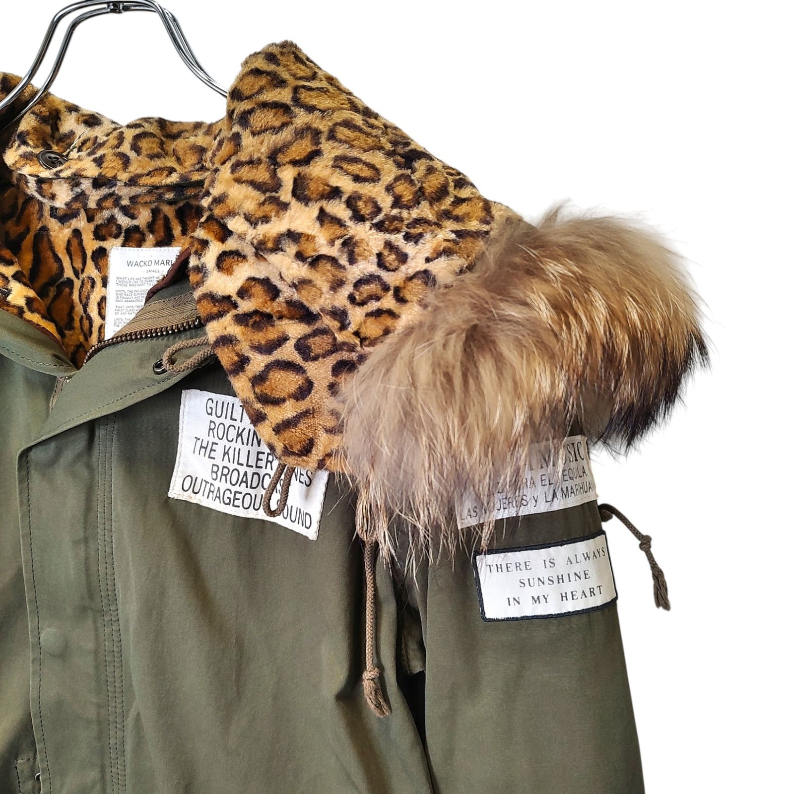 WACKO MARIA ワコマリア ライナー レオパード フード モッズ