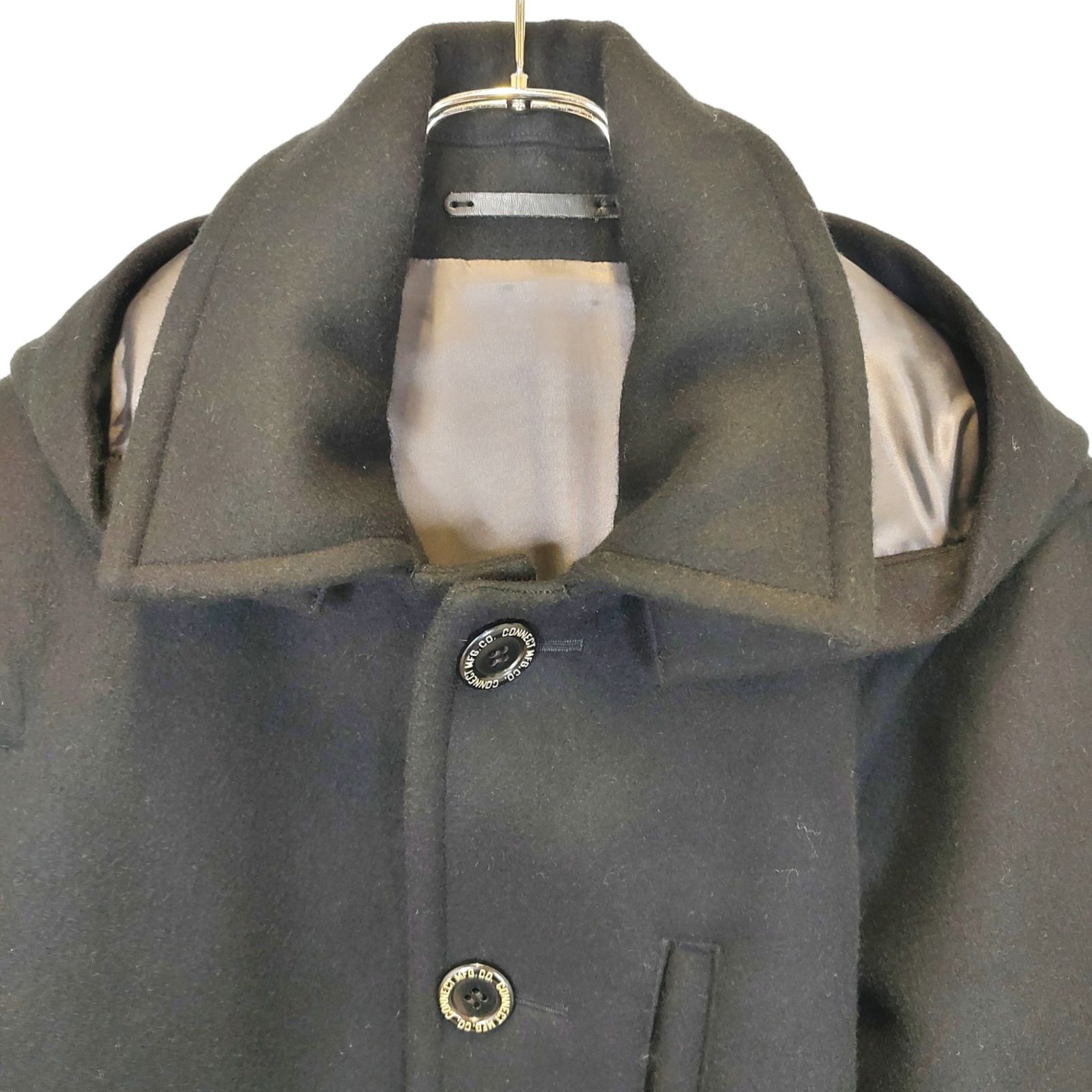 PHERROW'S フェローズ 17AW メルトン フード コート POJ2 S ブラック