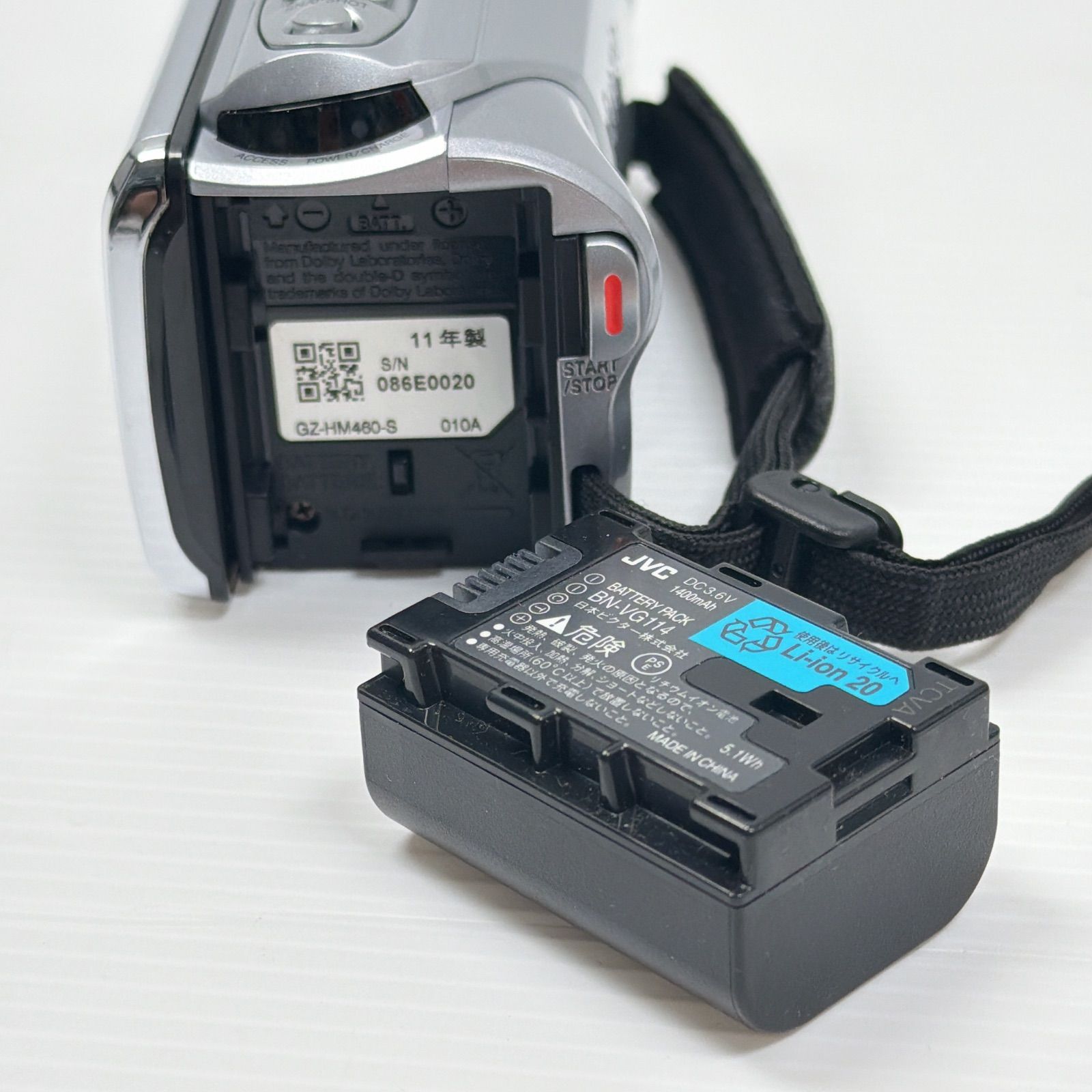 JVC GZ-HM460 ビデオカメラ 本体 美品 JVC ビクター Everio GZ-HM460 ビデオカメラ 動作確認済み
