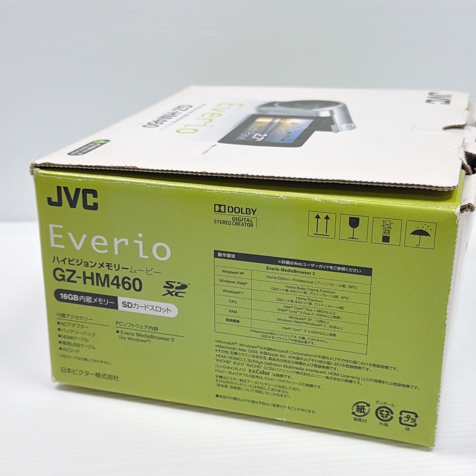 美品 JVC ビクター Everio GZ-HM460 ビデオカメラ 動作確認済み
