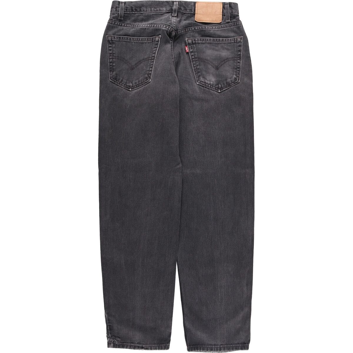 古着 00年代 リーバイス Levi's 550 RELAXED FIT ブラックデニム テーパードデニムパンツ メンズw30相当/eaa571205