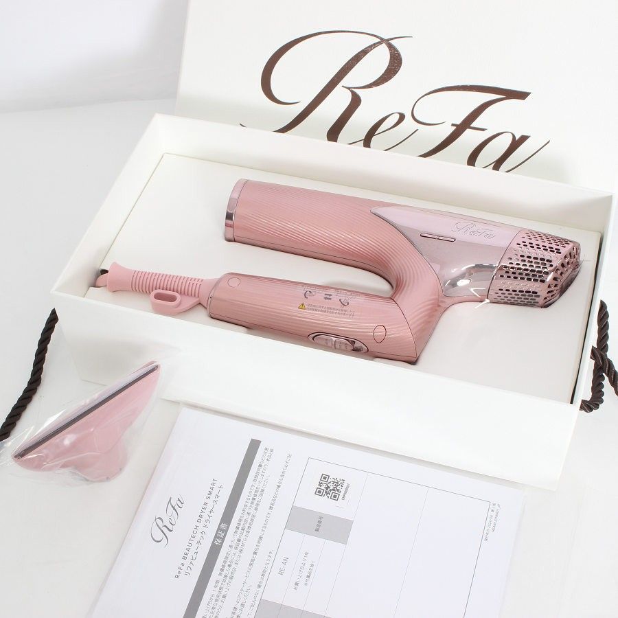 【美品】ReFa ビューテックドライヤースマート ピンク RE-AN-05A ReFa（リファ） リファビューテック ドライヤー スマート ピンク RE-AN