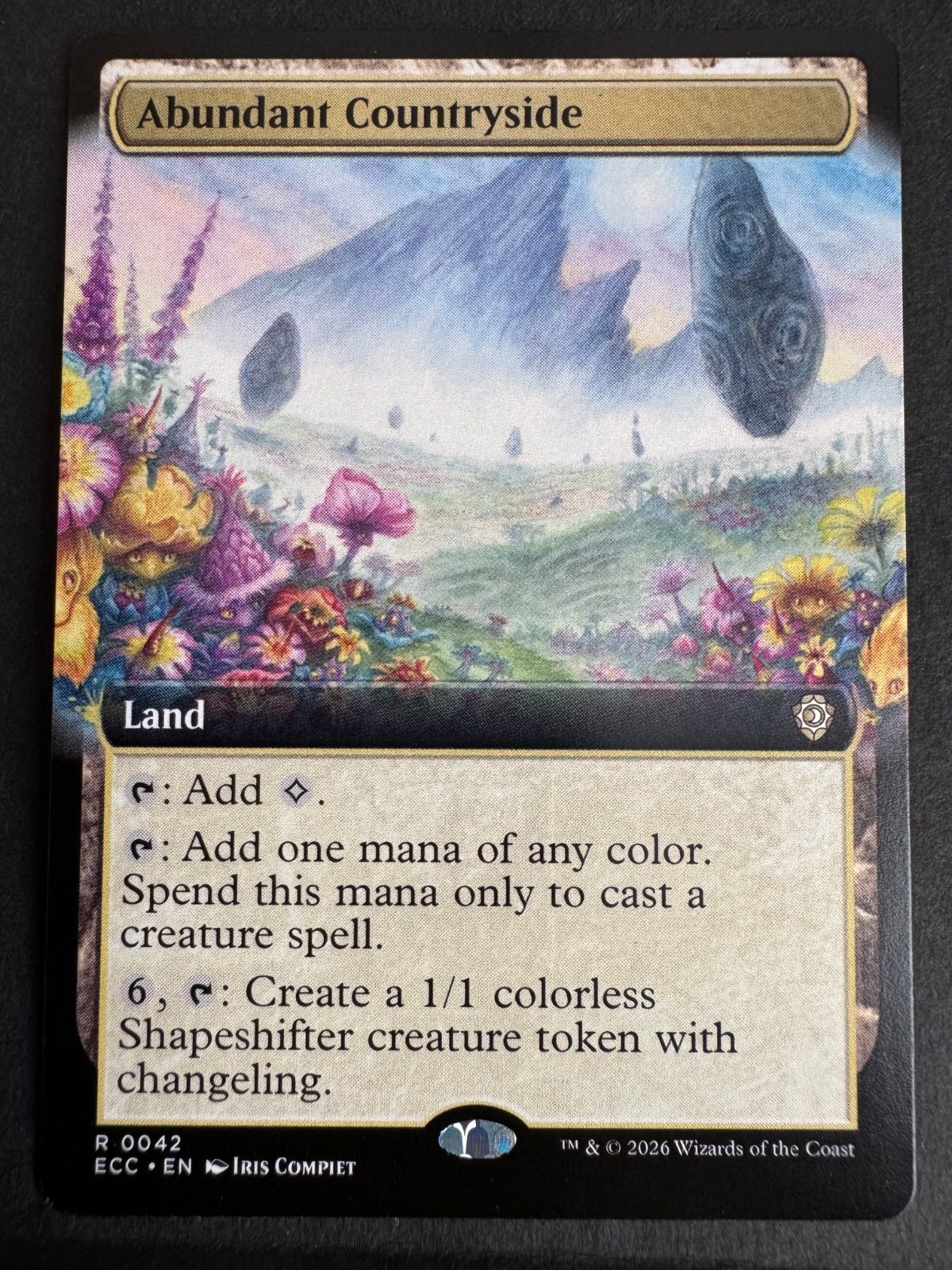 MTG 豊かな在郷 英語版 拡張アート 4枚 ECC ローウィンの昏明統率者 MTG 豊かな在郷 英語 拡張アート ECC ローウィンの昏明 統率者 EDH