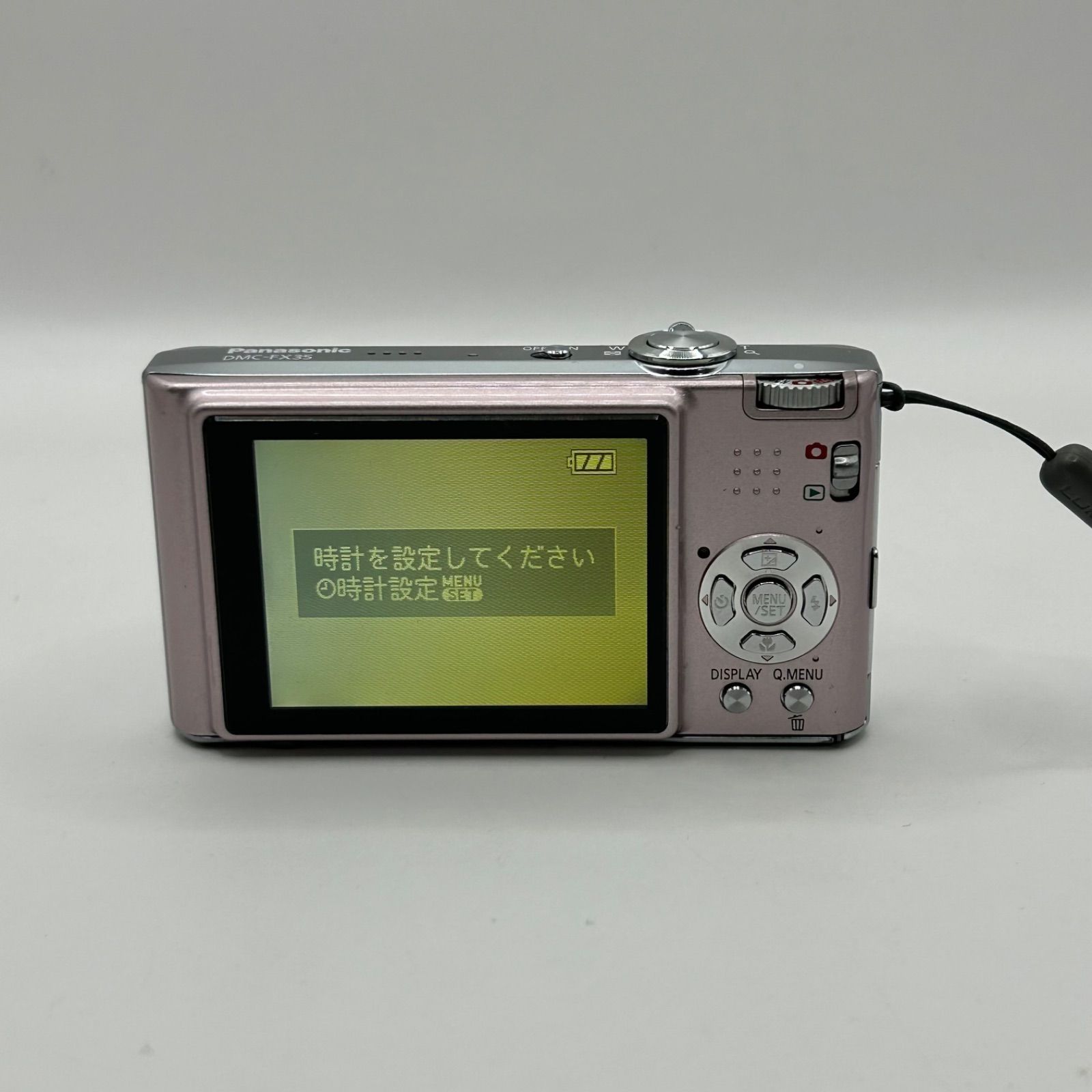 動作未確認 Panasonic LUMIX DMC-FX35 ピンク デジカメ