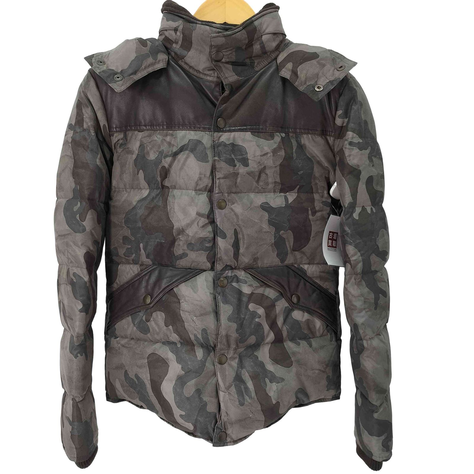 定価13万　AKM×LIMONTA カモフラ　ライダースダウンジャケット　XL 定価15万 AKM × LIMONTA 迷彩 カモフラ ダウンジャケット - メルカリ