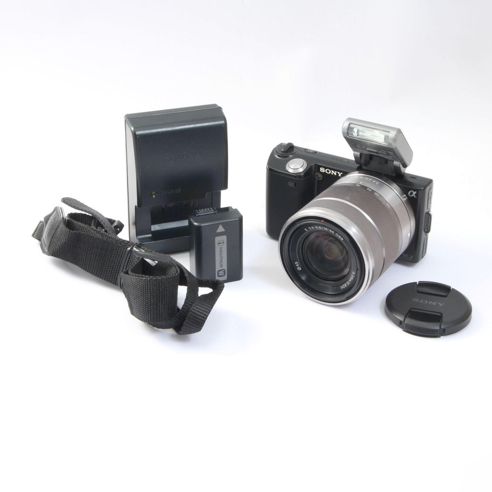 SONY ソニー NEX-5 ブラック + E 18-55mm F3.5-5.6 レンズセット