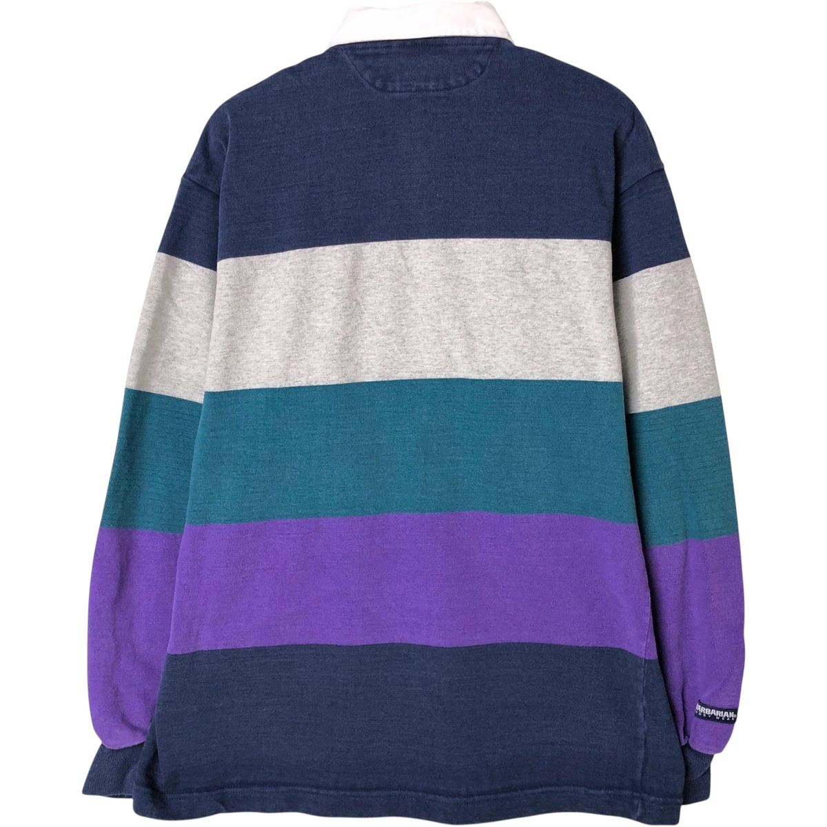 古着 90年代 バーバリアン BARBARIAN 長袖 ラガーシャツ カナダ製