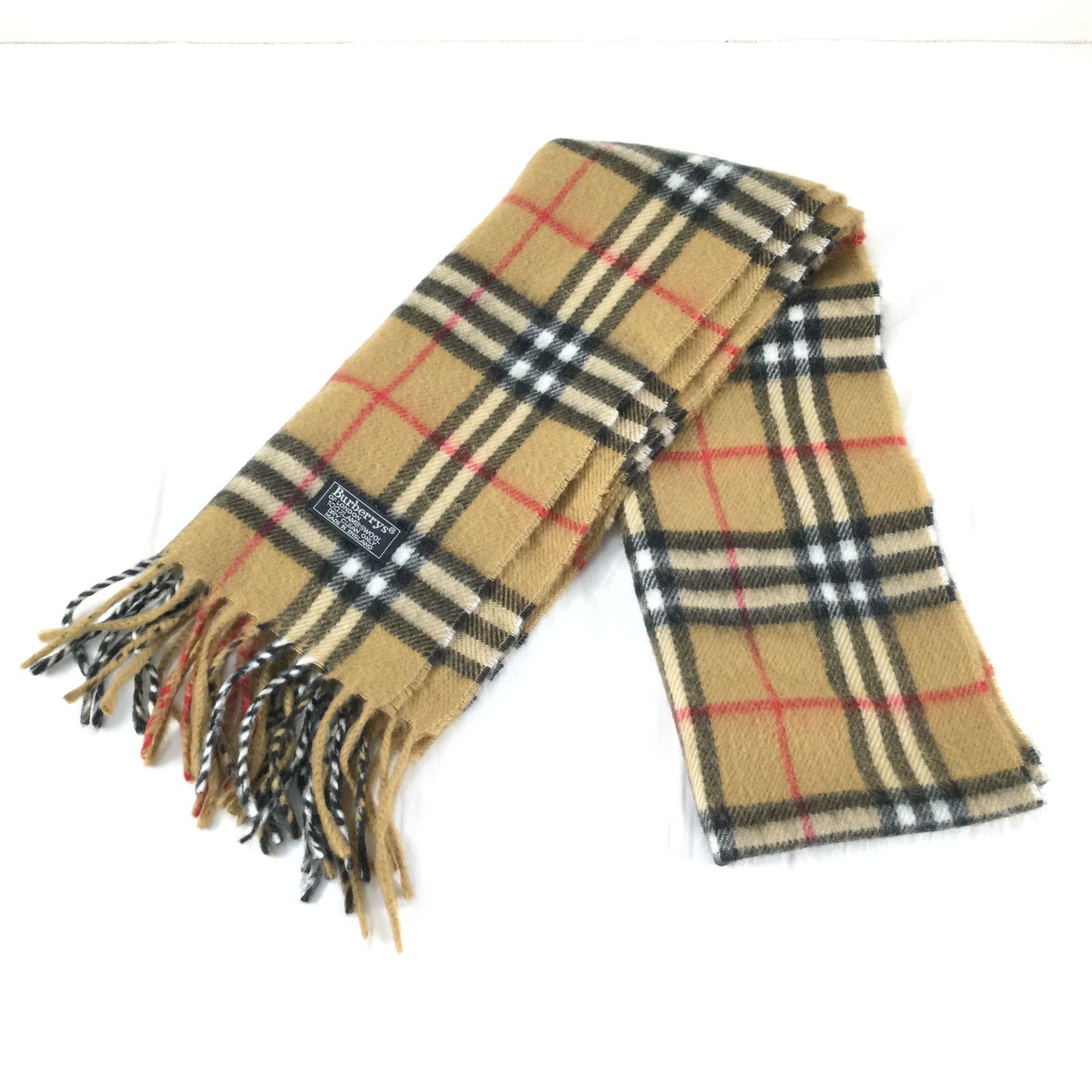Burberrys バーバリーズ ノバチェック バーバリー 100% ラムウール