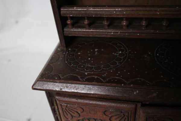 フランス アンティーク 古い木製のブルターニュ家具 ドール用家具